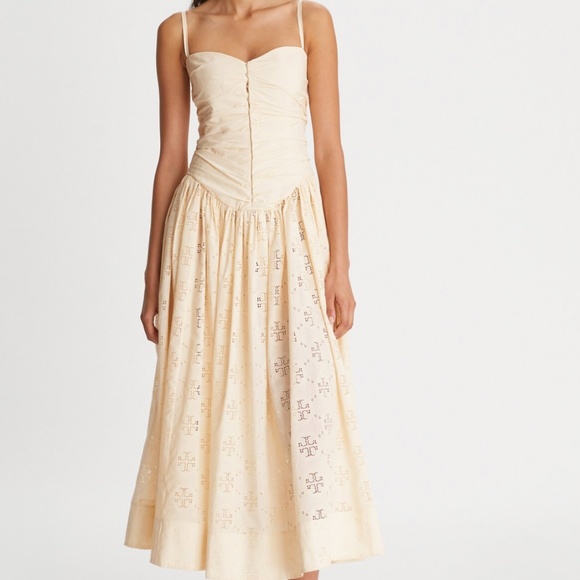 Butter Yellow Tory Burch Dress Size 00 - Picture 1 of 6